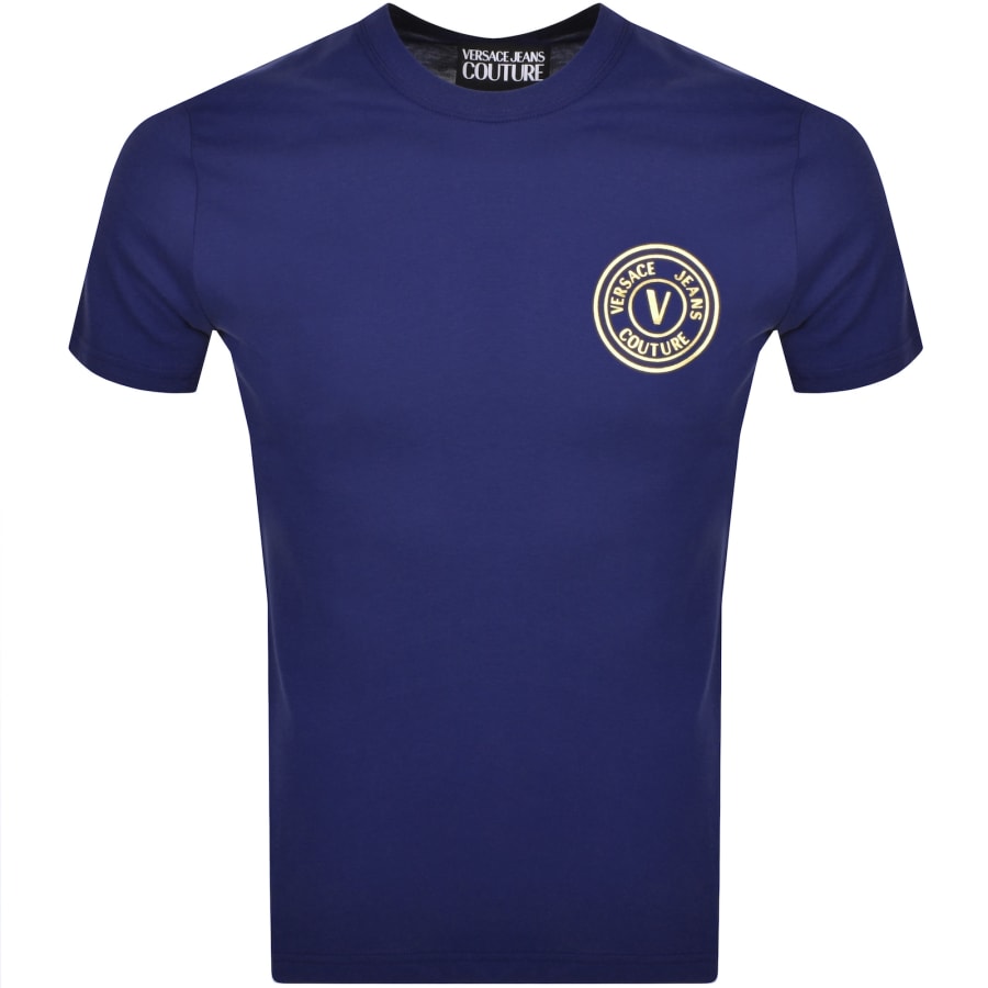 Versace t shirt blue 2025